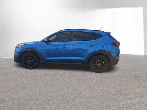 Caribbean Blue 2017 Hyundai TUCSON Night