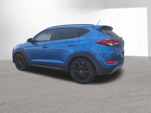 Caribbean Blue 2017 Hyundai TUCSON Night