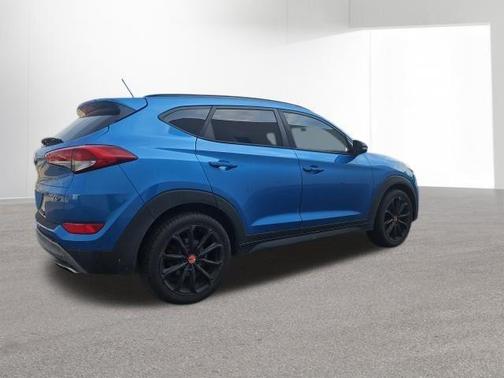 Caribbean Blue 2017 Hyundai TUCSON Night