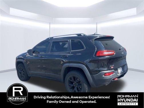 Brilliant Black Crystal Pearlcoat 2015 Jeep Cherokee Trailhawk
