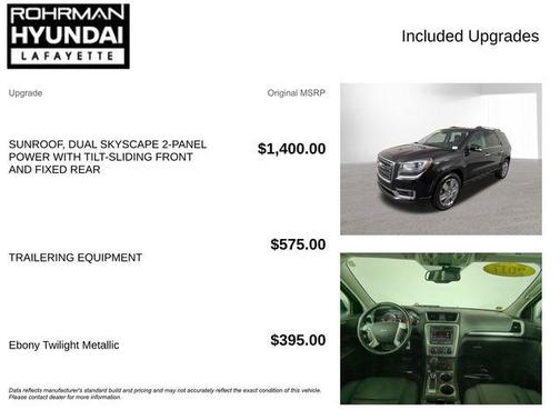 Ebony Twilight Metallic 2017 GMC Acadia Limited Limited