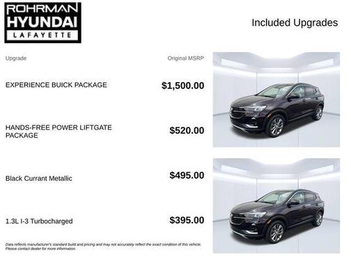 Black Currant Metallic 2021 Buick Encore GX Essence