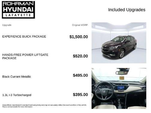 Black Currant Metallic 2021 Buick Encore GX Essence