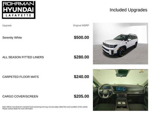 White 2026 Hyundai SANTA FE SEL