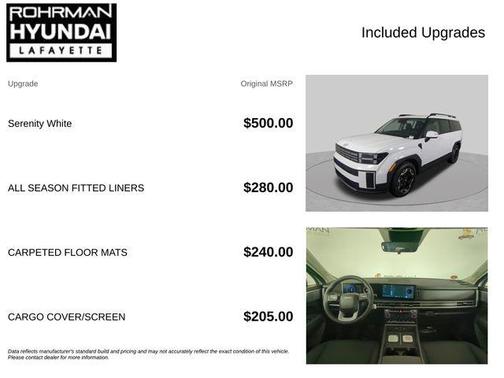 White 2026 Hyundai SANTA FE SEL