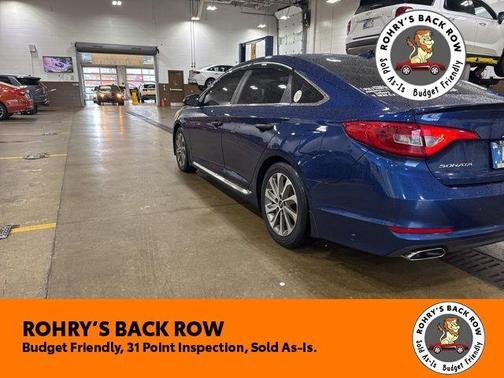 Lakeside Blue 2015 Hyundai SONATA Sport