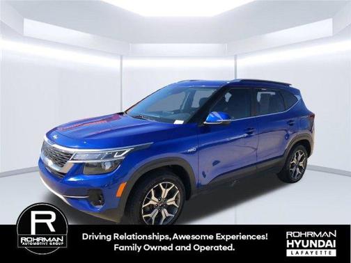 Neptune Blue 2021 Kia Seltos EX