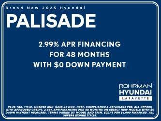 2025 Hyundai PALISADE Calligraphy Night Edition