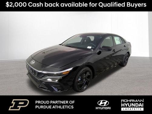 Black 2026 Hyundai ELANTRA SEL Sport