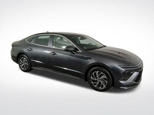 Portofino Gray 2026 Hyundai SONATA Hybrid Blue