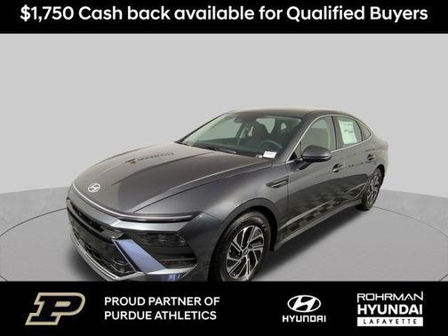 Portofino Gray 2026 Hyundai SONATA Hybrid Blue