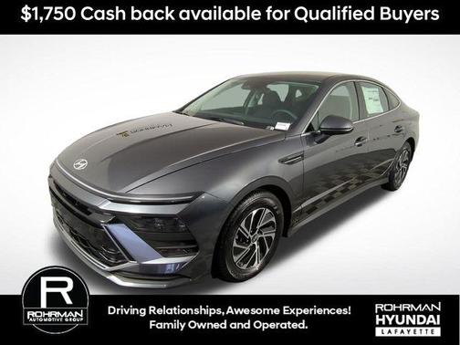 Portofino Gray 2026 Hyundai SONATA Hybrid Blue