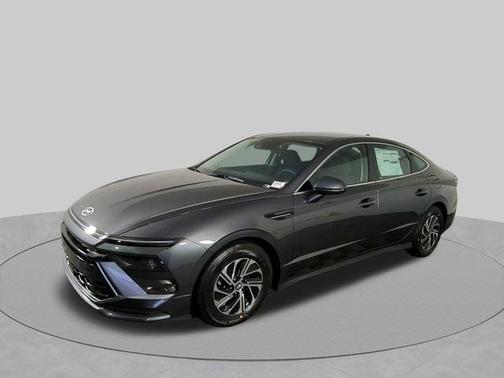 Portofino Gray 2026 Hyundai SONATA Hybrid Blue