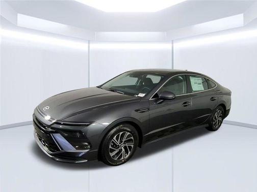 Portofino Gray 2026 Hyundai SONATA Hybrid Blue