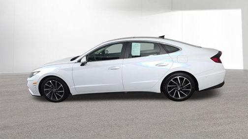 Quartz White 2021 Hyundai SONATA Limited