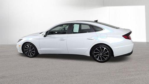 Quartz White 2021 Hyundai SONATA Limited