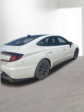 Quartz White 2021 Hyundai SONATA Limited