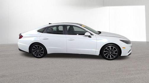Quartz White 2021 Hyundai SONATA Limited
