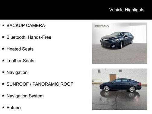 2013 Toyota Avalon XLE Touring