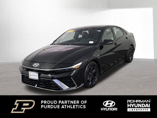 Black 2025 Hyundai ELANTRA N Line