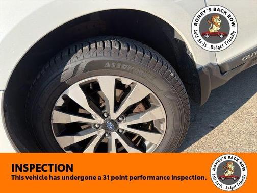 White 2016 Subaru Outback 2.5i Limited