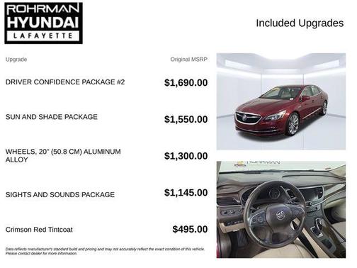 Crimson Red Tintcoat 2017 Buick LaCrosse Premium