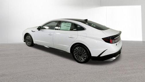 White 2026 Hyundai SONATA Hybrid Limited