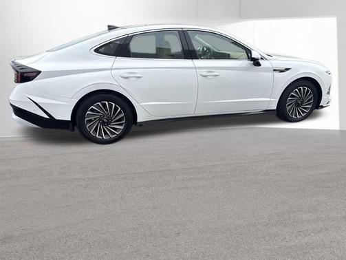 White 2026 Hyundai SONATA Hybrid Limited