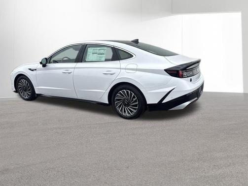 White 2026 Hyundai SONATA Hybrid Limited