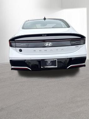 White 2026 Hyundai SONATA Hybrid Limited
