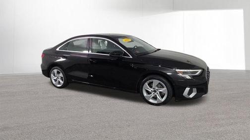 Brilliant Black 2023 Audi A3 40 Premium