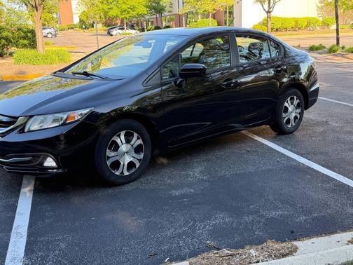 Crystal Black Pearl 2015 Honda Civic Hybrid Base