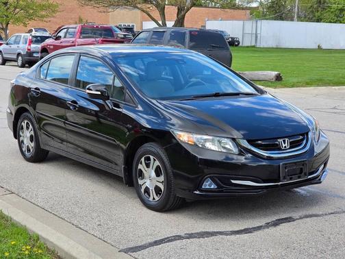 Crystal Black Pearl 2013 Honda Civic Hybrid Base