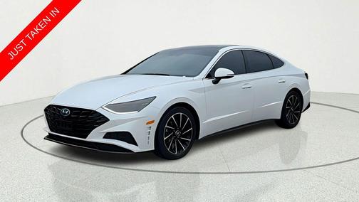 Quartz White 2021 Hyundai SONATA Limited