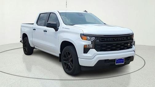 Summit White 2023 Chevrolet Silverado 1500 Custom