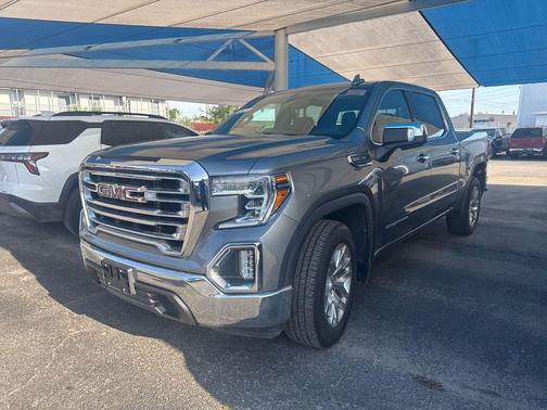 Satin Steel Metallic 2021 GMC Sierra 1500 SLT