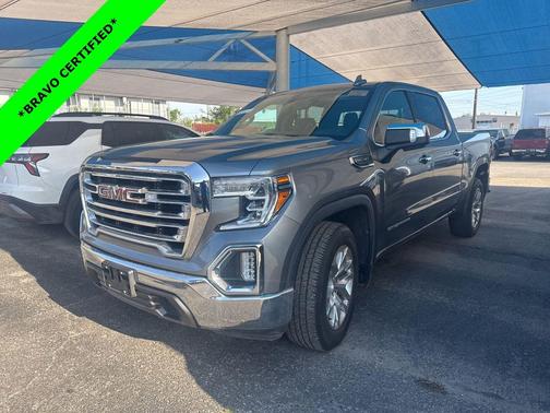 Satin Steel Metallic 2021 GMC Sierra 1500 SLT