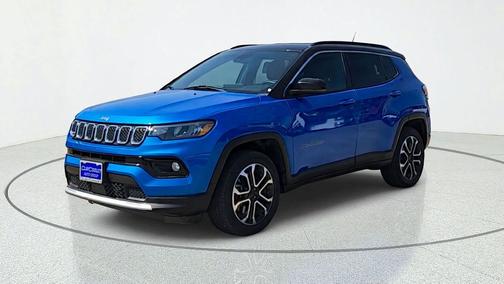 Hydro Blue Pearlcoat 2024 Jeep Compass Limited