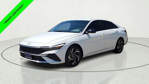 Serenity White 2025 Hyundai ELANTRA Sport