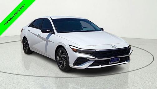 Serenity White 2025 Hyundai ELANTRA Sport