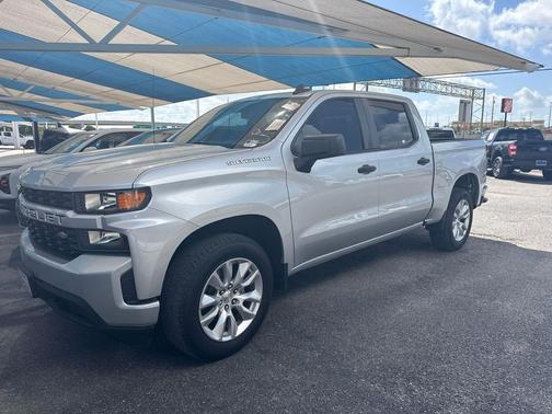 Silver Ice Metallic 2021 Chevrolet Silverado 1500 Custom