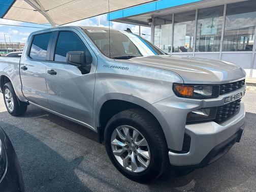Silver Ice Metallic 2021 Chevrolet Silverado 1500 Custom