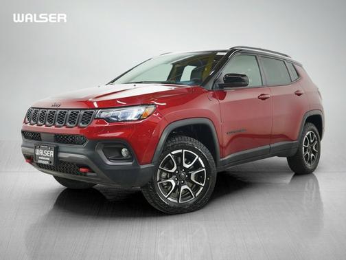 Red Hot Pearlcoat 2025 Jeep Compass Trailhawk