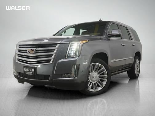 Satin Steel Metallic 2019 Cadillac Escalade Platinum