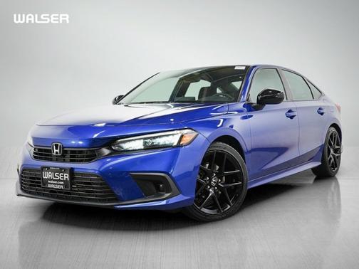 Blue 2022 Honda Civic Sport