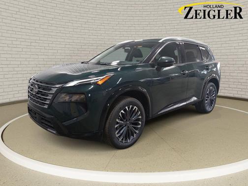Obsidian Green 2026 Nissan Rogue Platinum