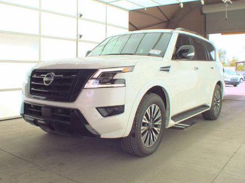 Aspen White Tricoat 2023 Nissan Armada SL 4WD