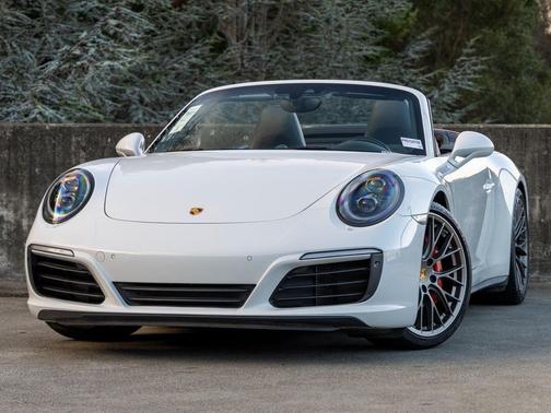 Carrara White Metallic 2017 Porsche 911 Carrera 4S Cabriolet