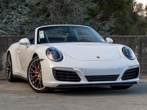 Carrara White Metallic 2017 Porsche 911 Carrera 4S Cabriolet