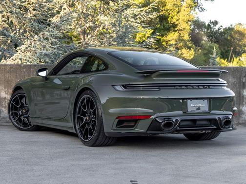 Black Olive 2025 Porsche 911 Turbo S